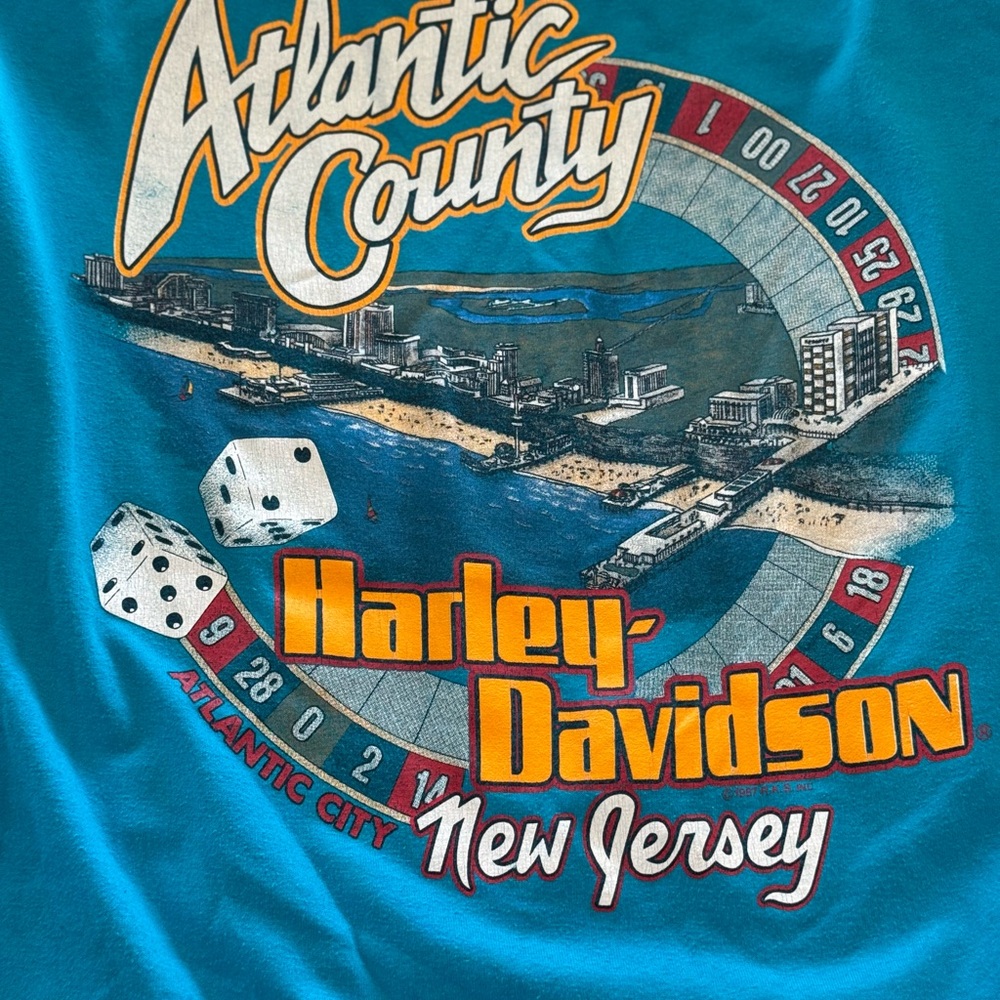 Jerzees Blue Atlantic County Board Game Tee